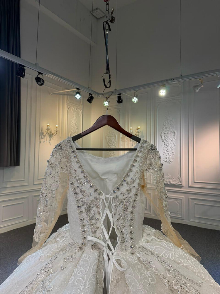 wedding dress medium - large - 5