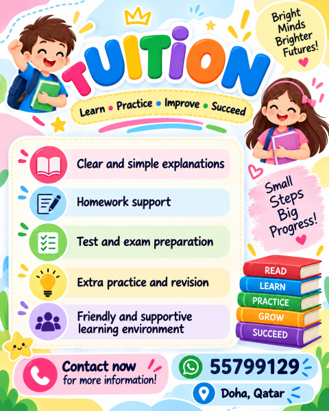 Home Tuition in Doha, Qatar - 1