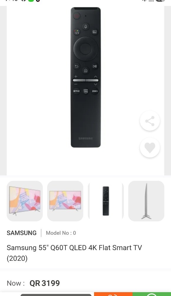 Samsung 55" QLED Led smart tv - 4
