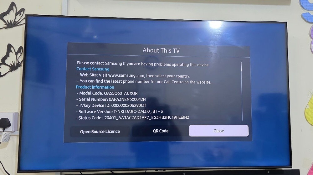 Samsung 55" QLED Led smart tv - 9
