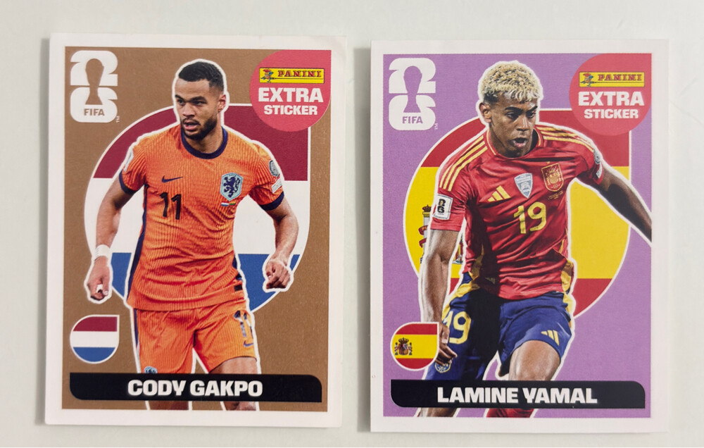 Panini Extra Stickers Yamal / Gakpo - 1