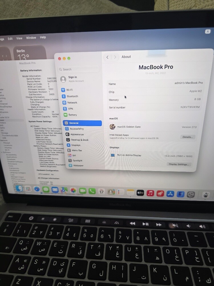 13" Macbook Pro M2 8/256Gb Gray - 3