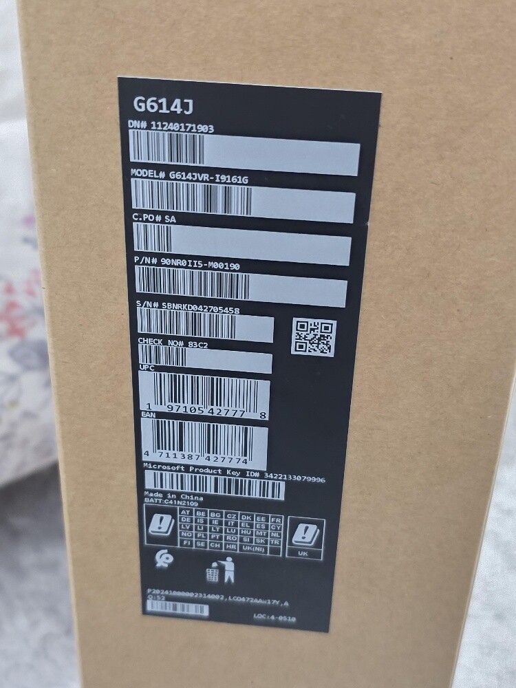 New Asus rog G16 16/1TB Rtx 4060 i9 - 3