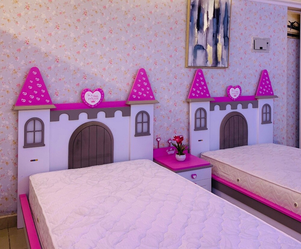 2 SINGLE BED WITH MATTRESS. - 7