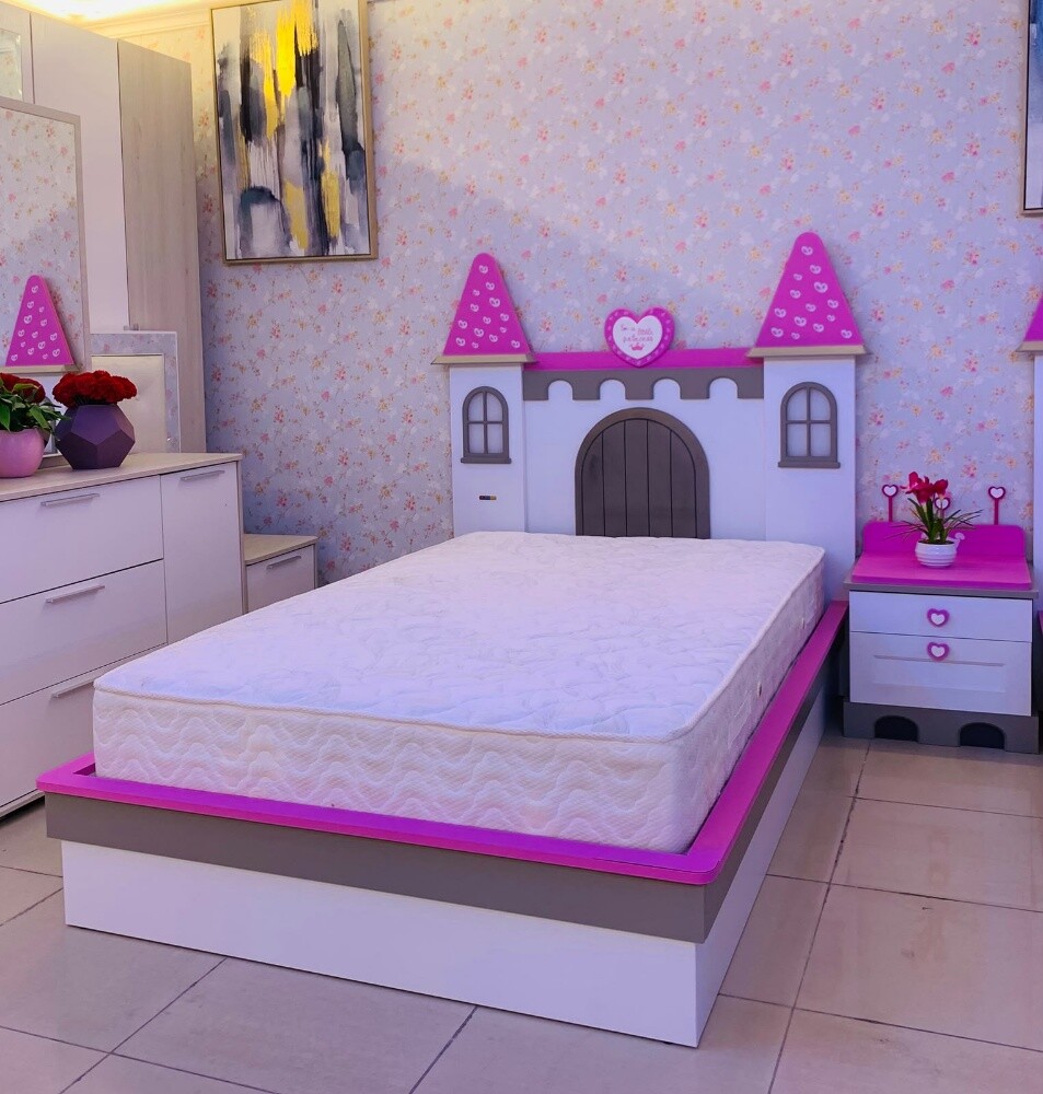 2 SINGLE BED WITH MATTRESS. - 6