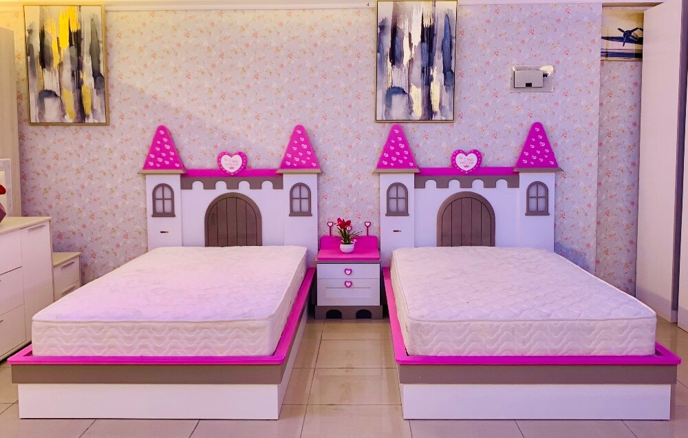 2 SINGLE BED WITH MATTRESS. - 5