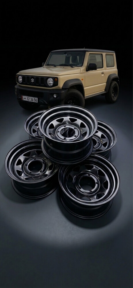 suzuki jimny rims wheels and spacer - 1