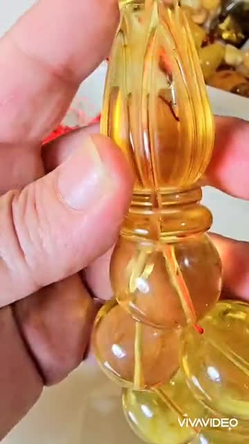final/ amber beads rosary 378 gr - 1