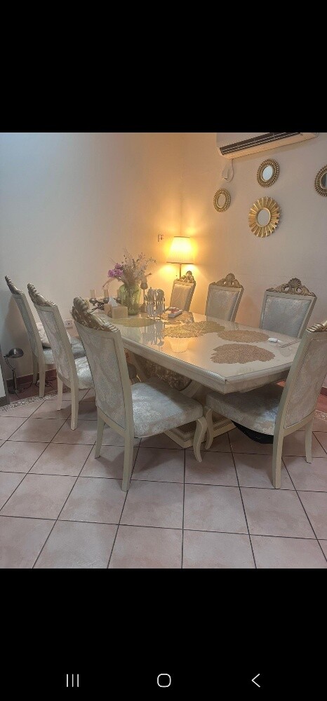 8 seater dining table with chairs - 2
