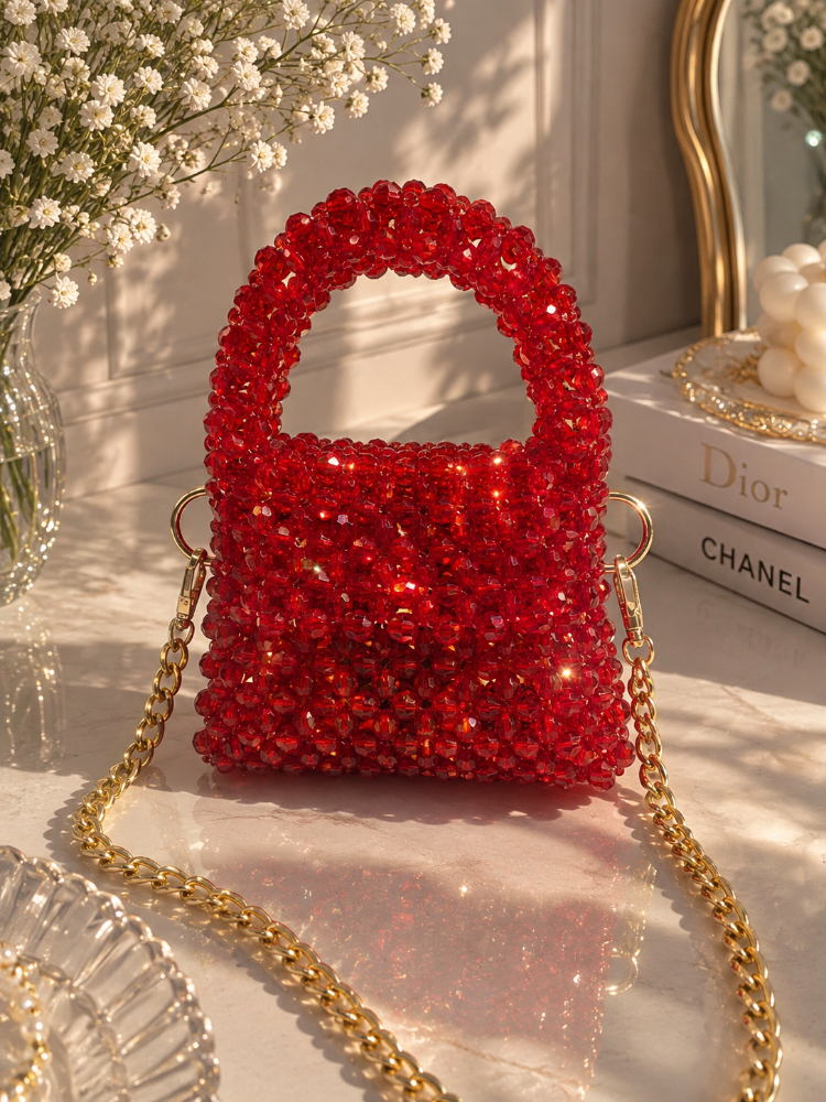 beaded bag - 1