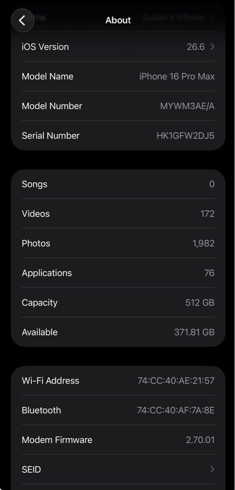 iPhone 16 pro max 512gb - 2