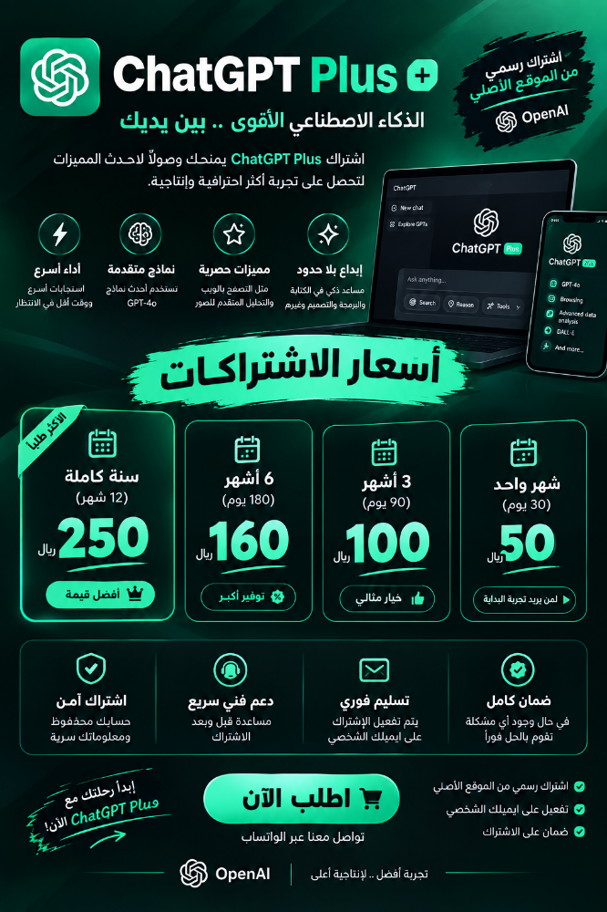 ChatGPT Plus – Official Subscriptio - 1