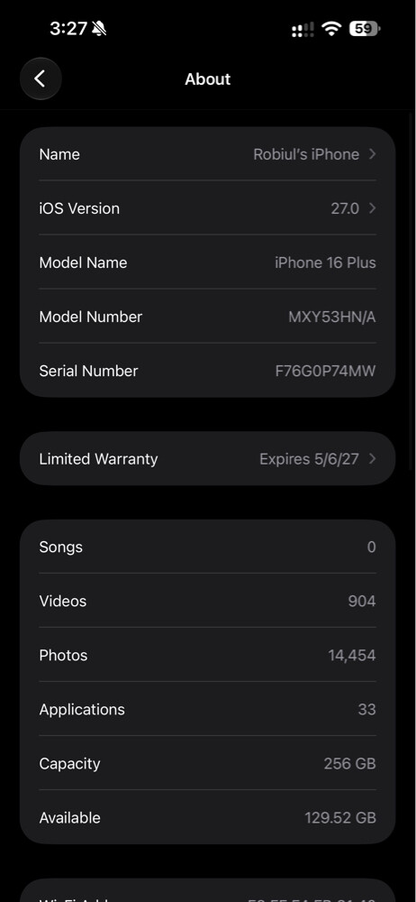 16 plus 256 gb - 3