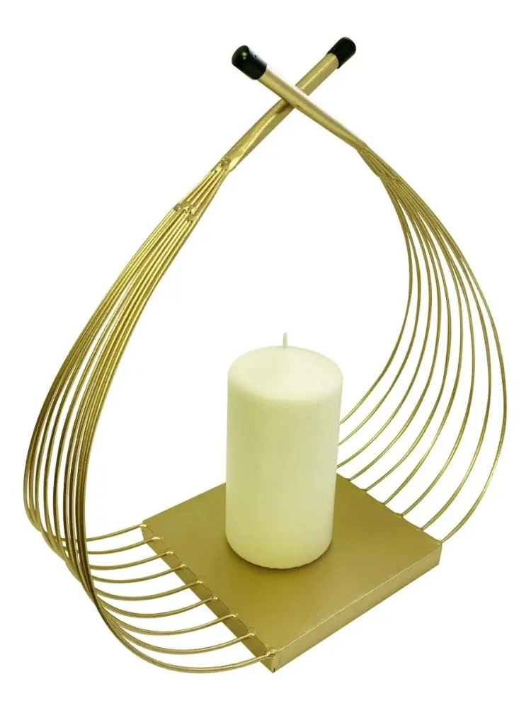 decorative gold stand - 1