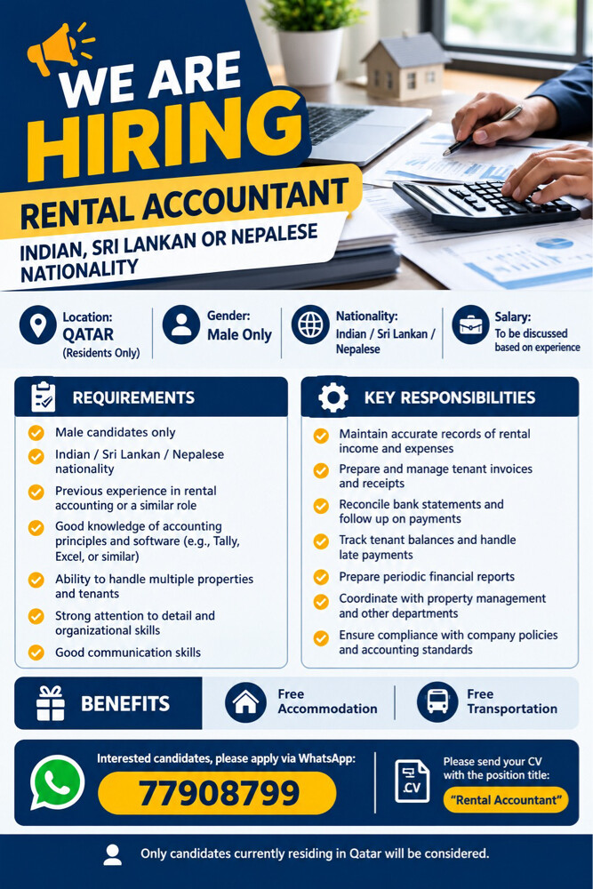 RENTAL ACCOUNTANT  - 1