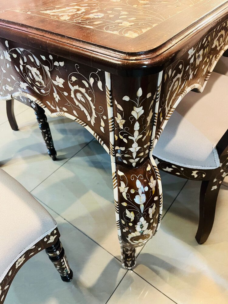طاولة طعام شرقية فاخرة  - 4
