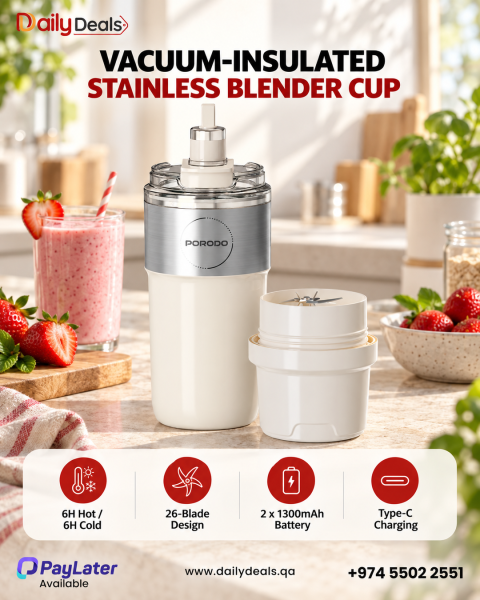 Vacuum-Insulated Stainless Blender - 1