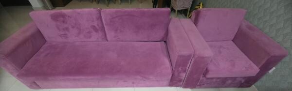Good condition pink sofa - 2