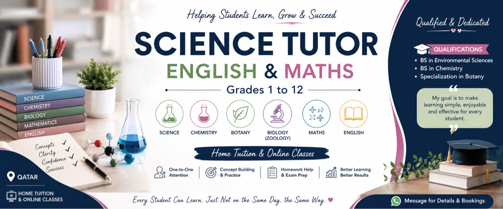 Qualified Female Tutor  - 1