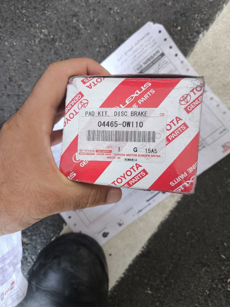 brakes pads front and back genuine - 3