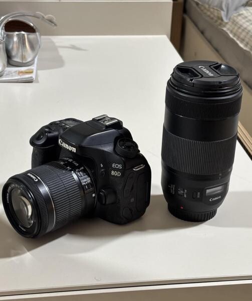 Canon Eos 80d with 2 lenses - 1