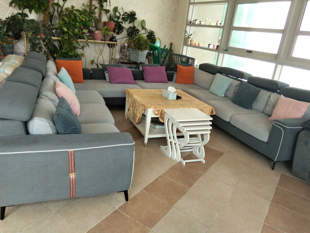 Sofa set of 2 L shape - 4