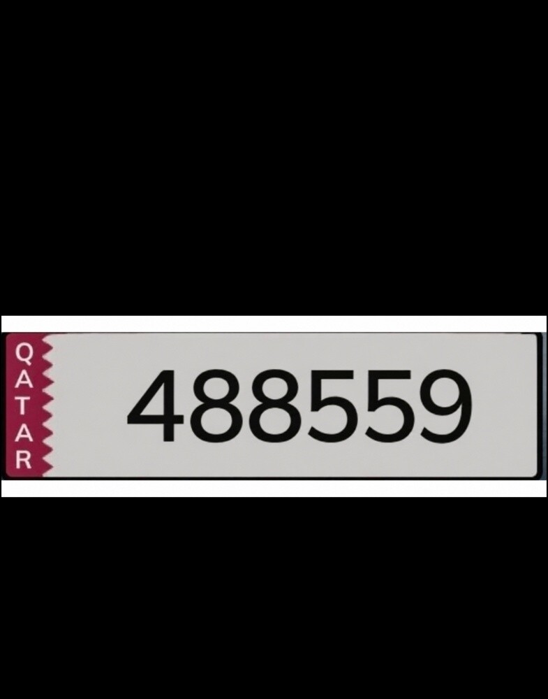 plate number - 1