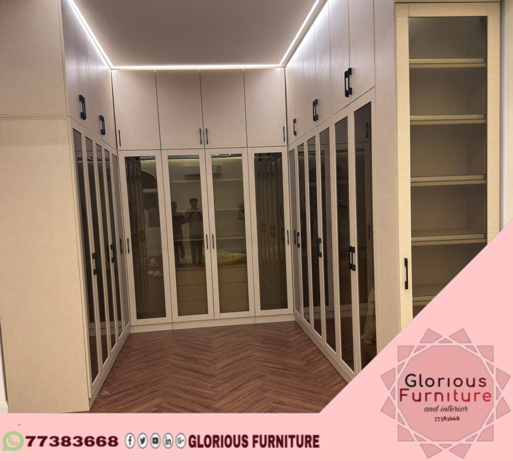 Bedroom, wardrobe, tv design, bed - 8