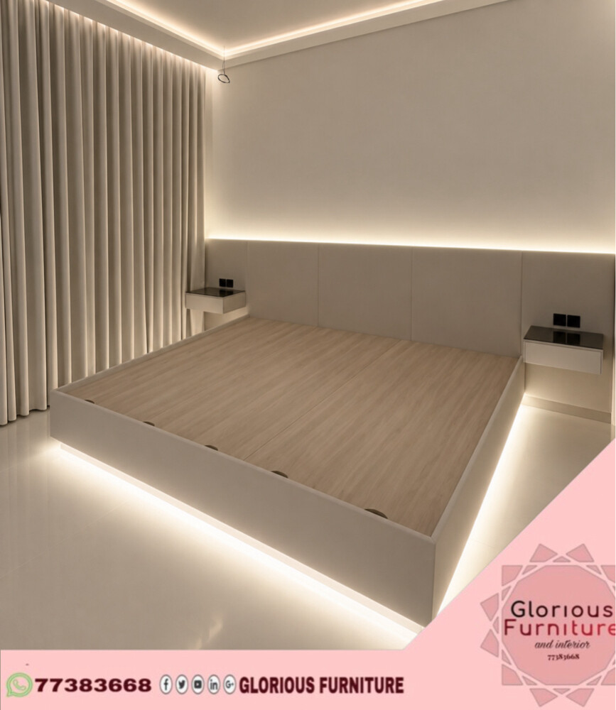 Bedroom, wardrobe, tv design, bed - 5