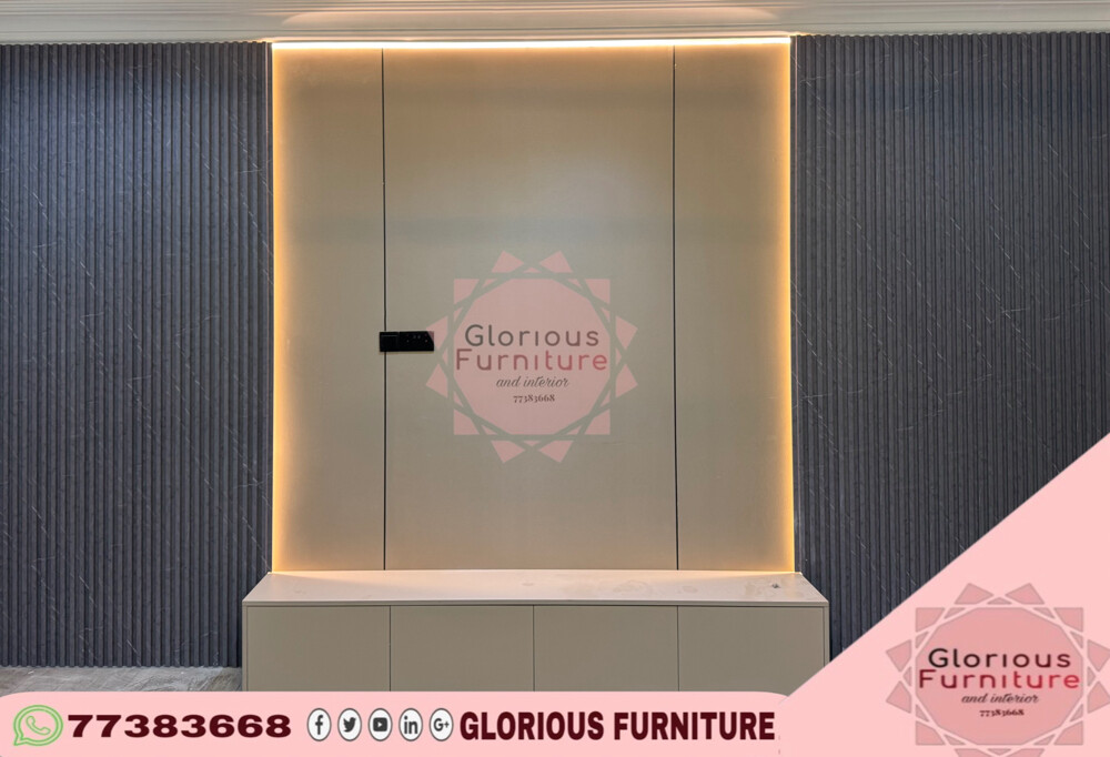 Bedroom, wardrobe, tv design, bed - 13