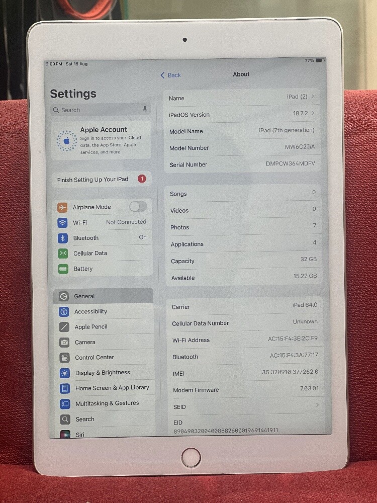 Apple ipad 7 32Gb Wi-Fi - 2