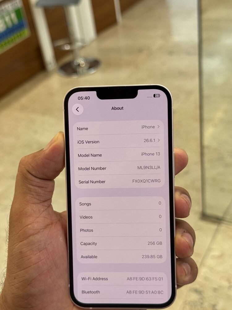 iphone 13 -256 GB pink - 3
