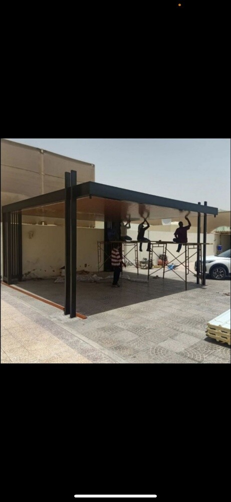 مظلات مواقف السيارات. تصميم عصري - 2