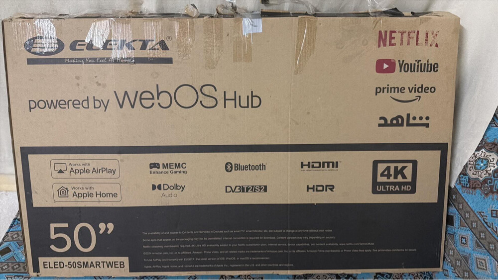 ELEKTA WEBOS SMART TV 50 INCHES  - 1
