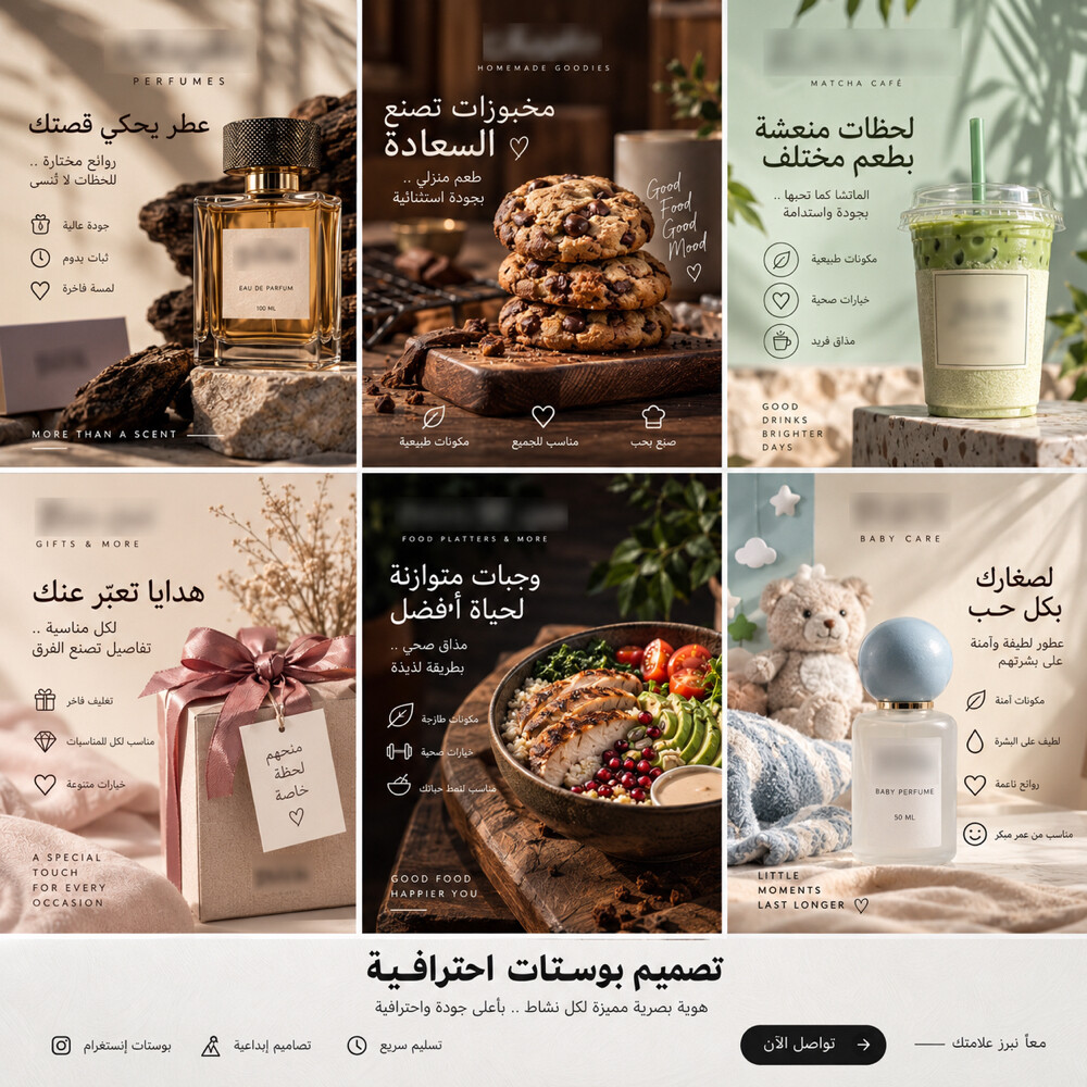 تصميم بوستات انستقرام احترافية - 2