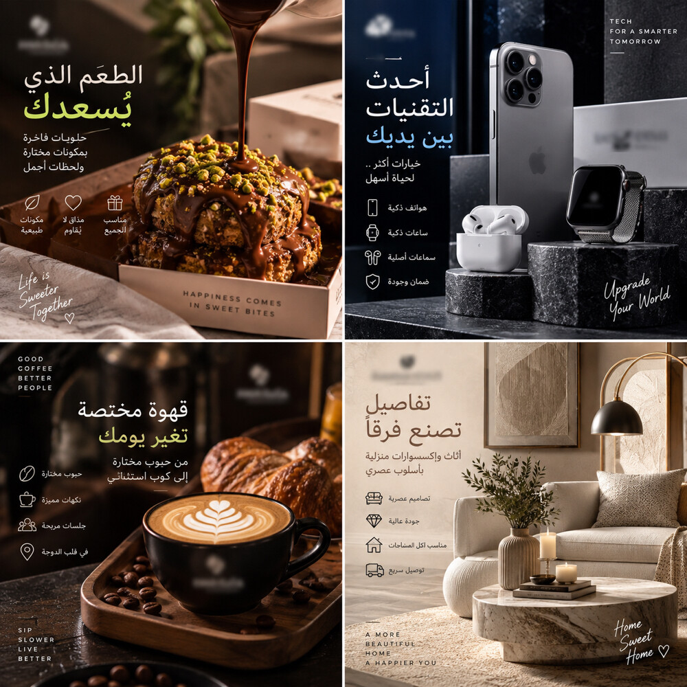 تصميم بوستات انستقرام احترافية - 4