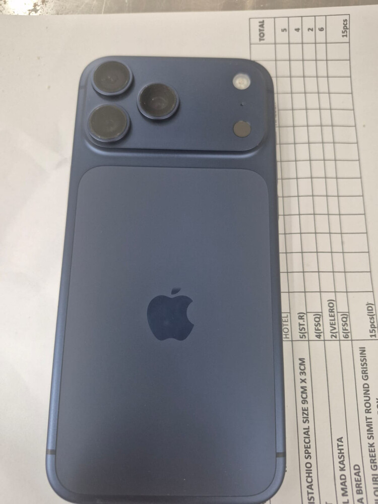 iPhone 17 pro max blue  - 1