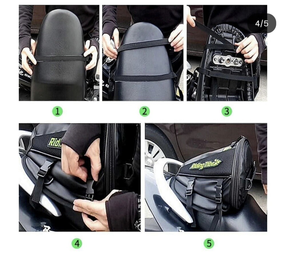Motorbike fixable hand carry bag - 2
