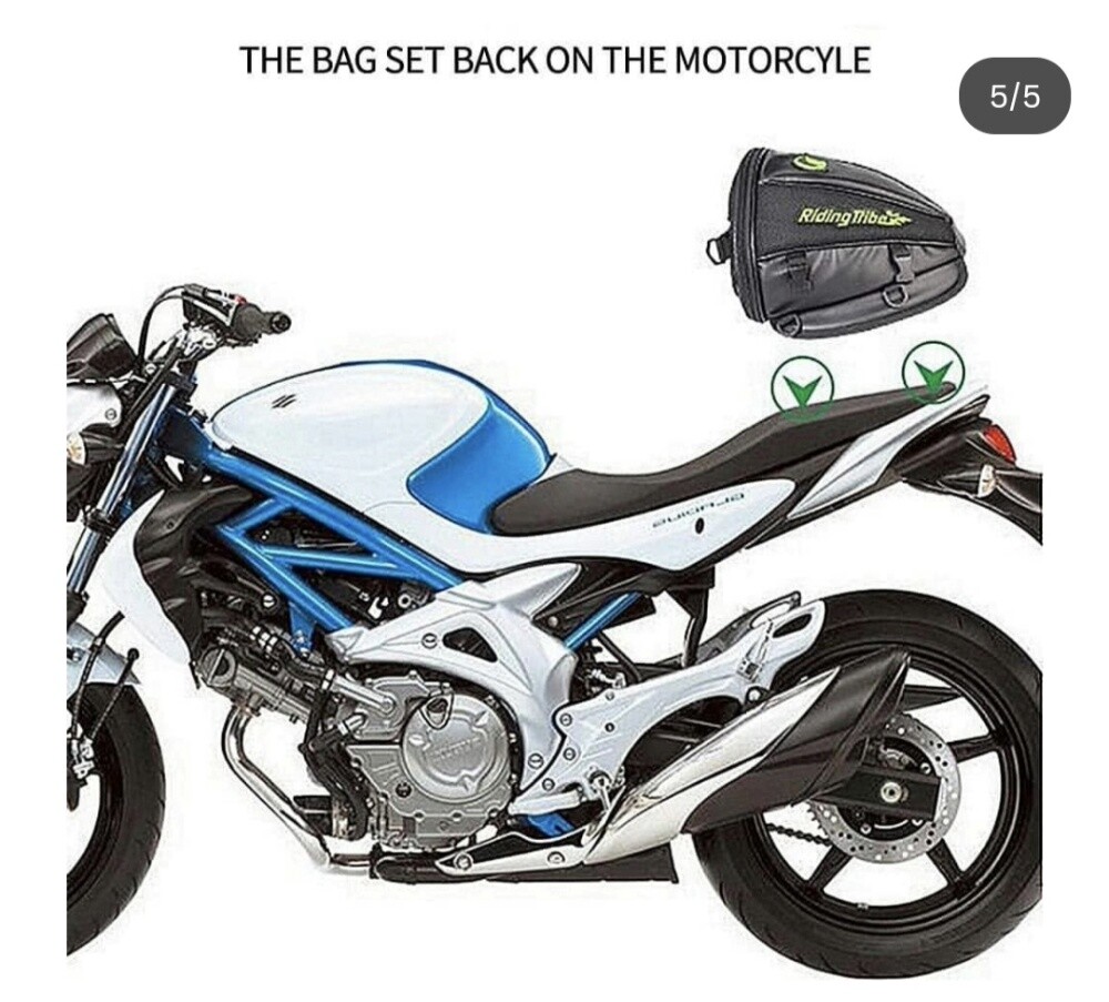 Motorbike fixable hand carry bag - 1