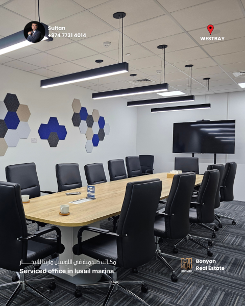 Office For rent Lusail 1 month free - 11
