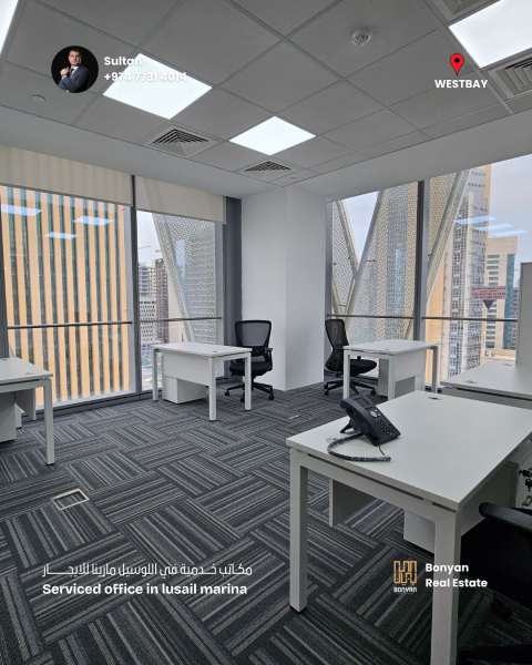 Office For rent Lusail 1 month free - 4