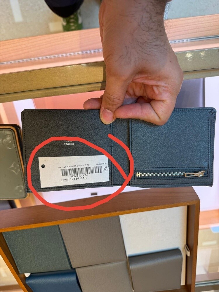 authentic Hermes wallet - 7