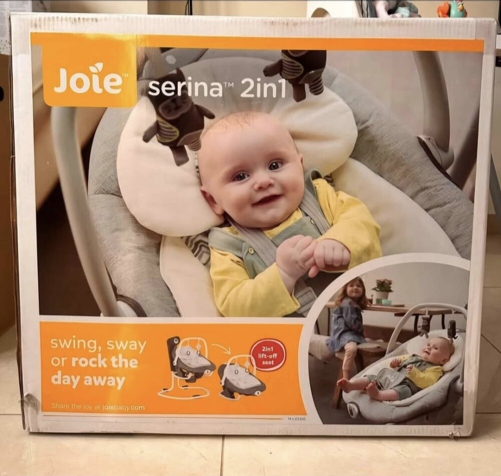 Joie Serina 2-in-1 Baby Swing & Roc - 5