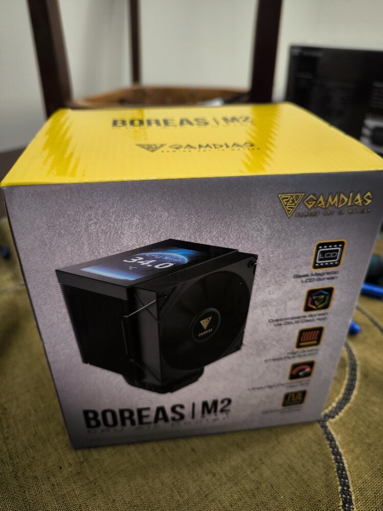cpu fan lcd screen GAMDIAS - 5
