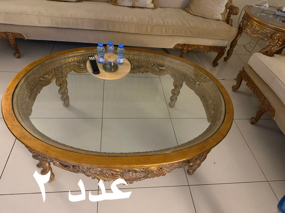 طاولة خشب زان حفر جودة ممتازة  - 2