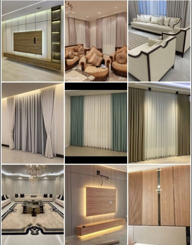 Curtains, roller blinds, vertical b - 1