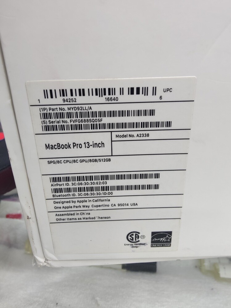 Apple MacBook Pro M1 - 7