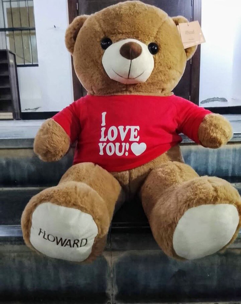 Giant "I Love You" Teddy Bear - 2