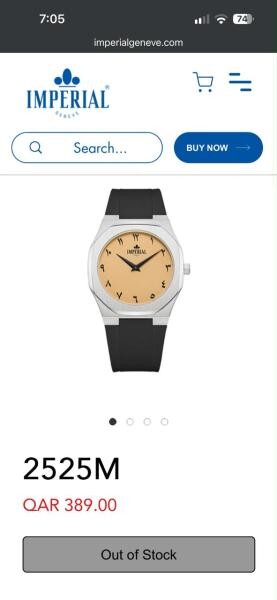 Arabic dial brand watch - 3