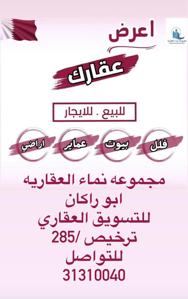 مطلوب عقارات من الساده الملاك  - 1